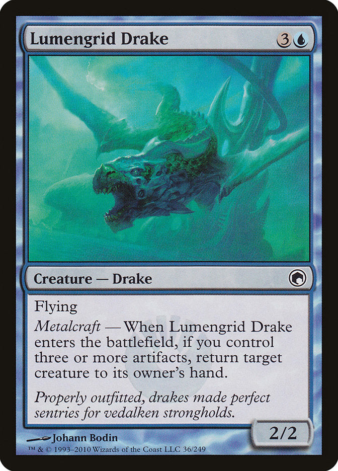 Lumengrid Drake [Scars of Mirrodin] Foil