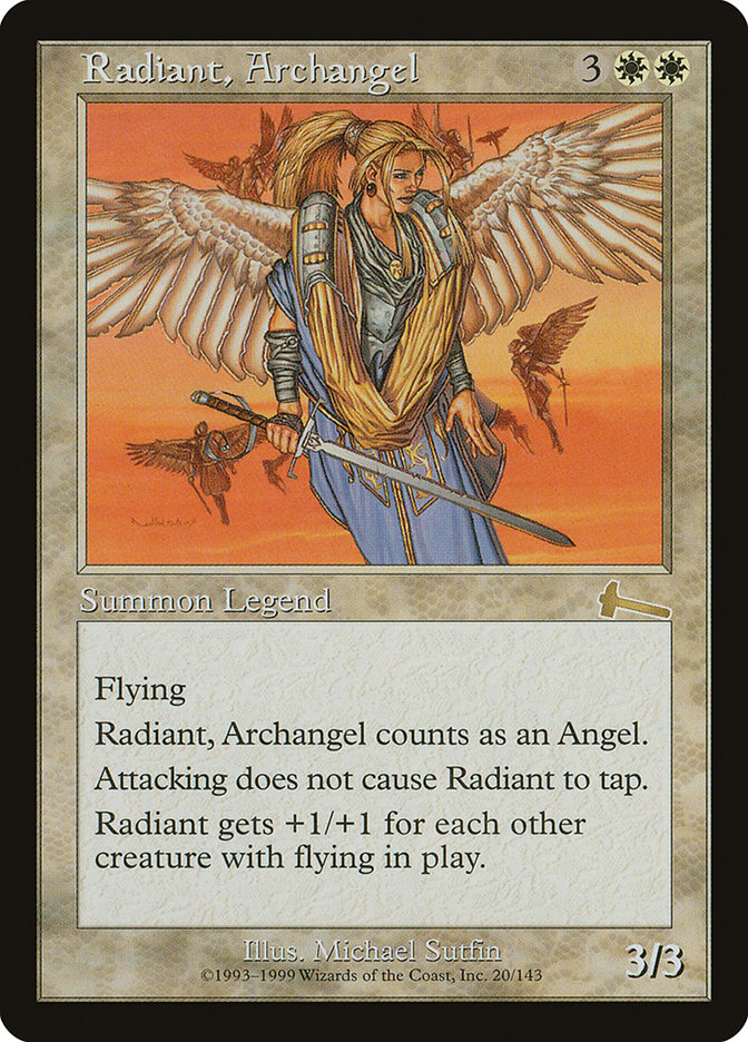 Radiant, Archangel [Urza's Legacy] Foil