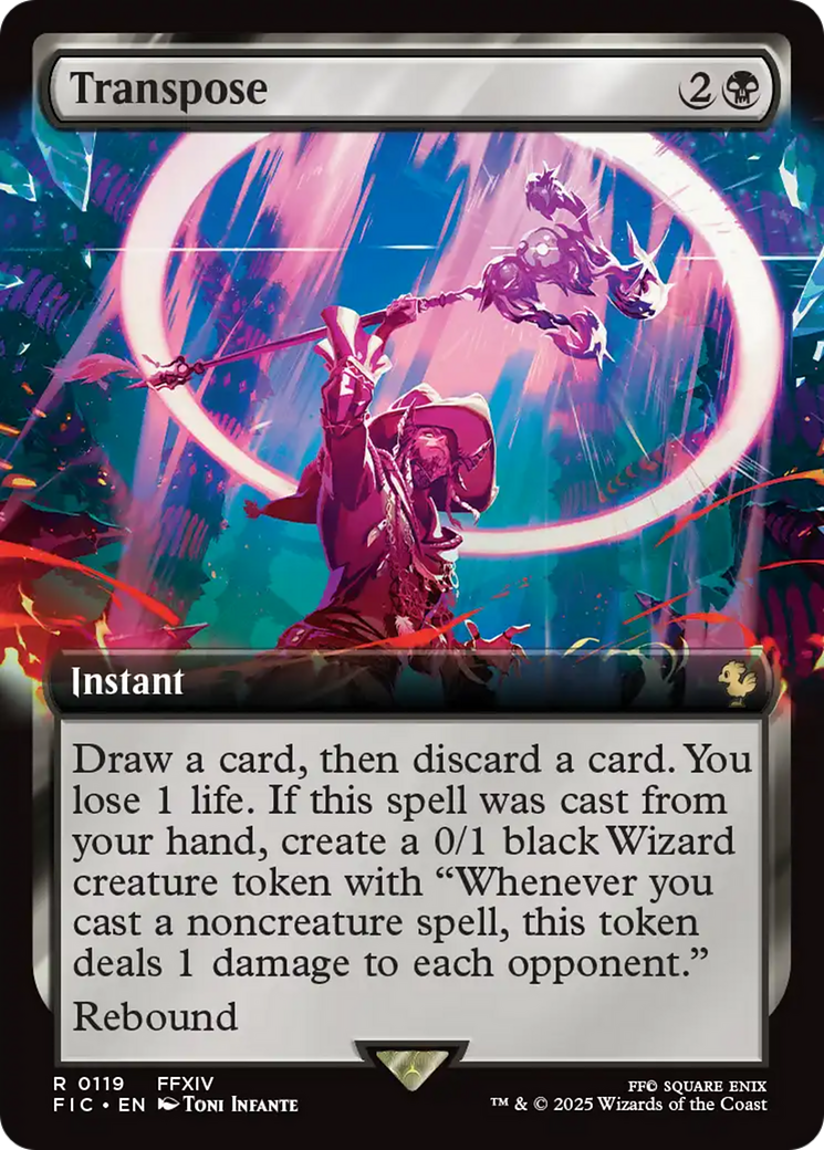 Transpose (Extended Art) [FINAL FANTASY Commander] Foil