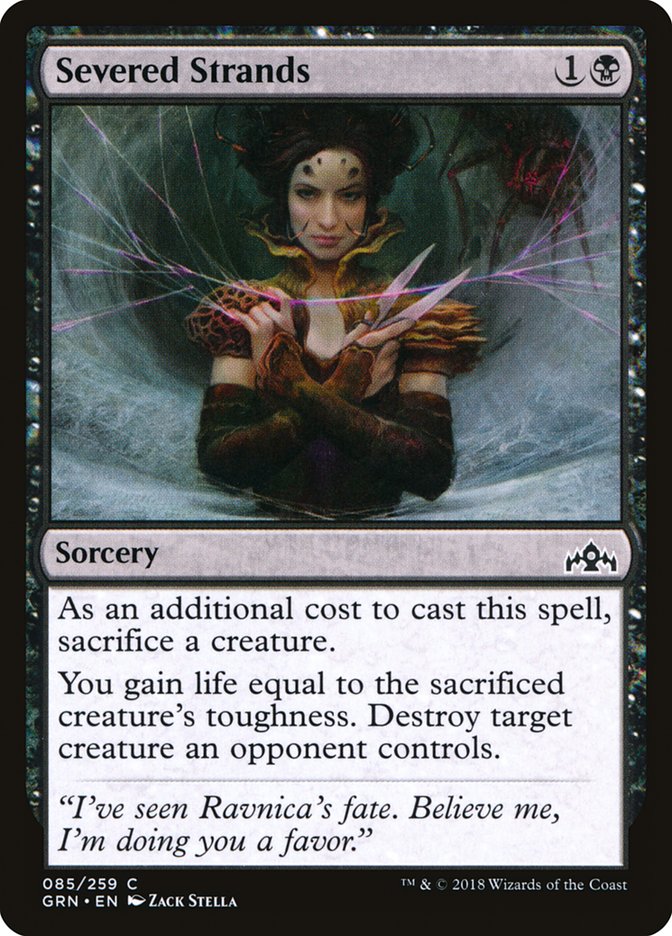 Severed Strands [Guilds of Ravnica] Foil