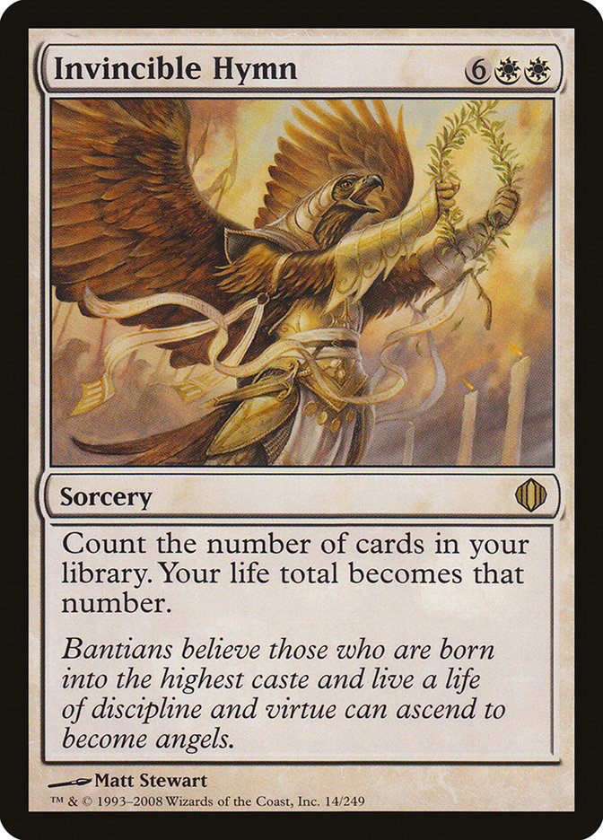 Invincible Hymn [Shards of Alara] Foil