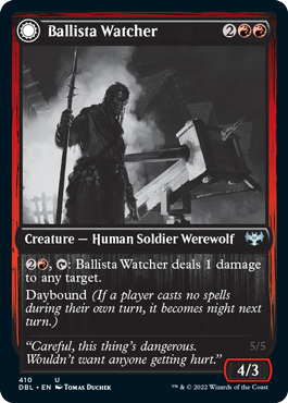 Ballista Watcher // Ballista Wielder [Innistrad: Double Feature] Foil