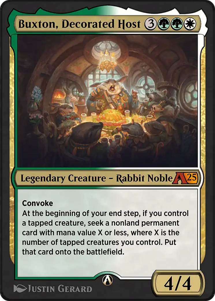 Buxton, Decorated Host  [Alchemy: Bloomburrow]