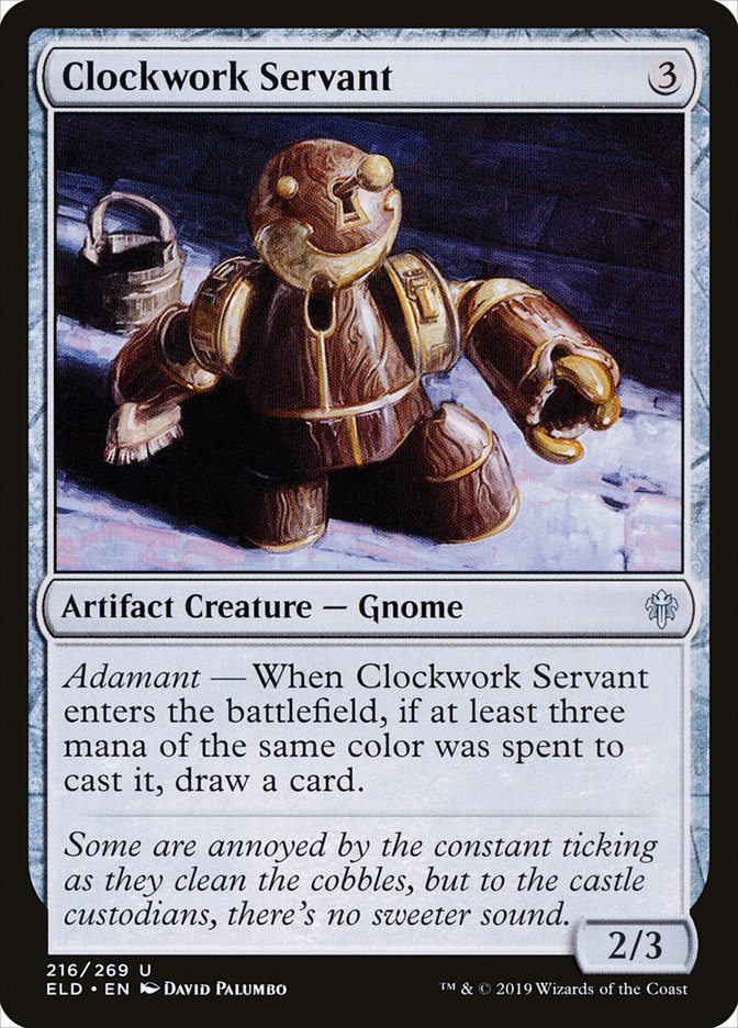 Clockwork Servant [Throne of Eldraine] Foil