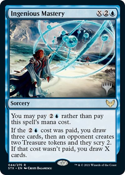 Ingenious Mastery (Promo Pack) [Strixhaven: School of Mages Promos] Foil