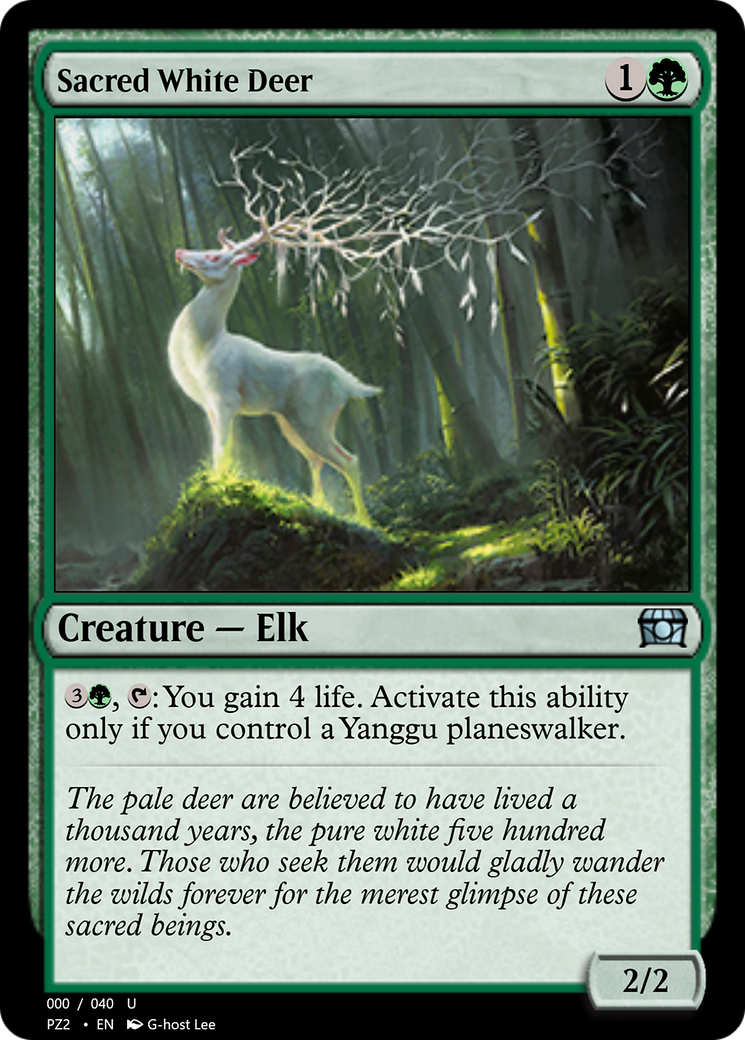 Sacred White Deer  [Treasure Chest]