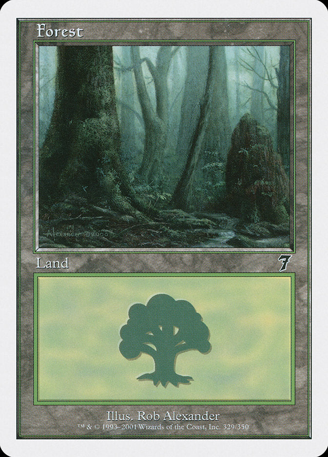 Forest (329) [Seventh Edition] Foil