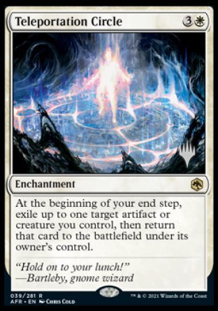 Teleportation Circle (Promo Pack) [Dungeons & Dragons: Adventures in the Forgotten Realms Promos] Foil