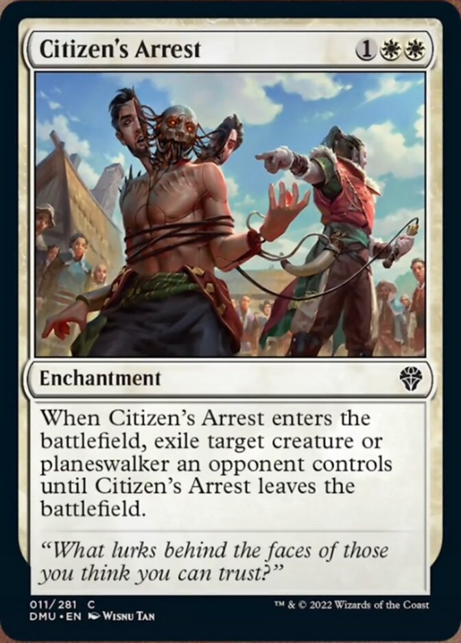Citizen's Arrest [Dominaria United] Foil