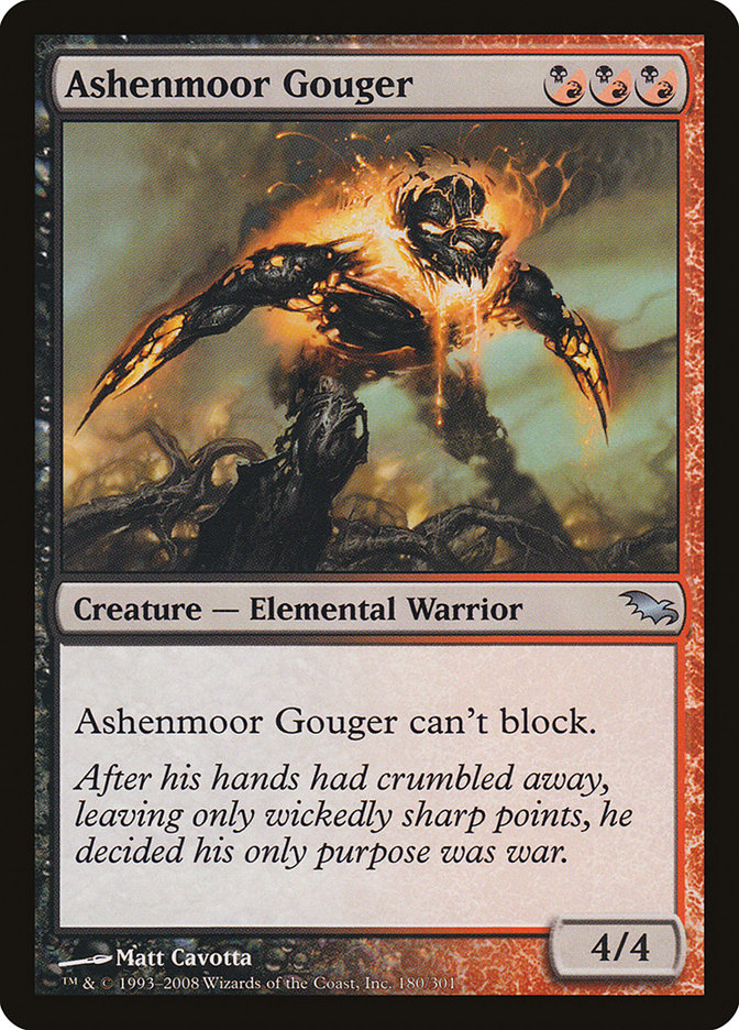 Ashenmoor Gouger [Shadowmoor] Foil