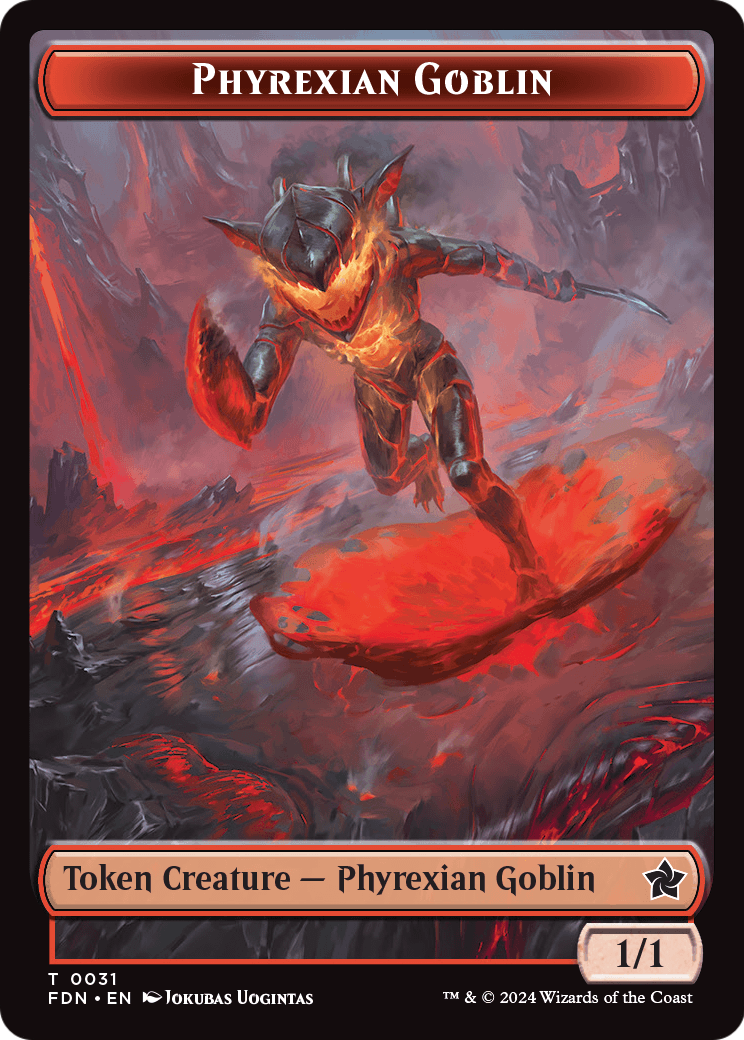 Phyrexian Goblin  [Foundations Tokens] Foil
