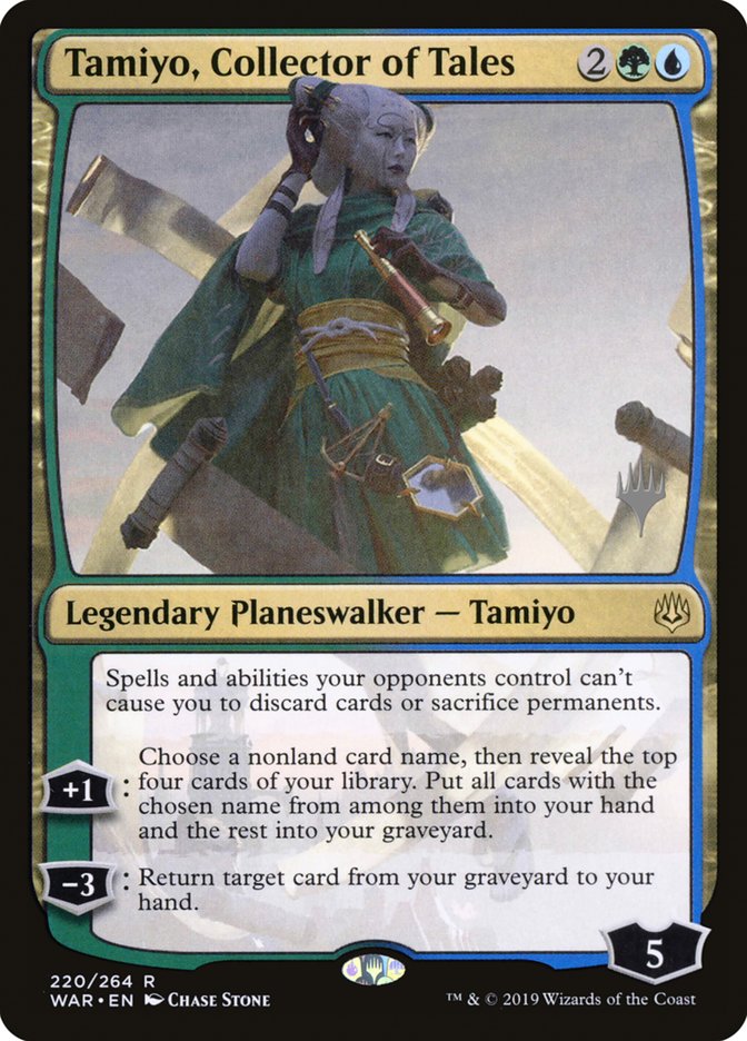 Tamiyo, Collector of Tales (Promo Pack) [War of the Spark Promos] Foil