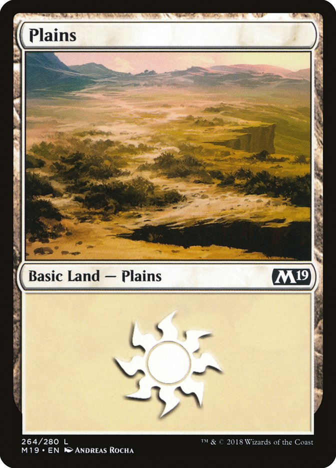 Plains (264) [Core Set 2019] Foil