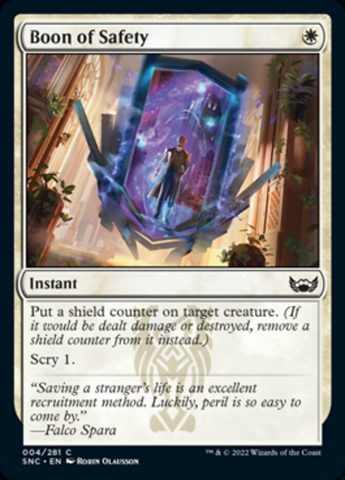Boon of Safety [Streets of New Capenna] Foil