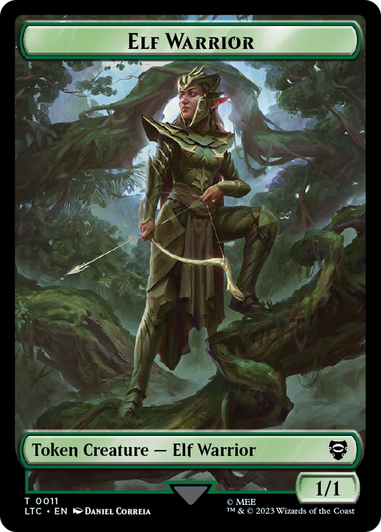Elf Warrior  [Tales of Middle-earth Commander Tokens]