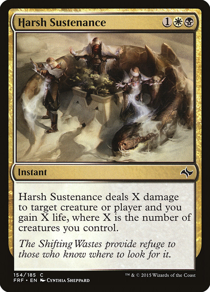 Harsh Sustenance [Fate Reforged] Foil