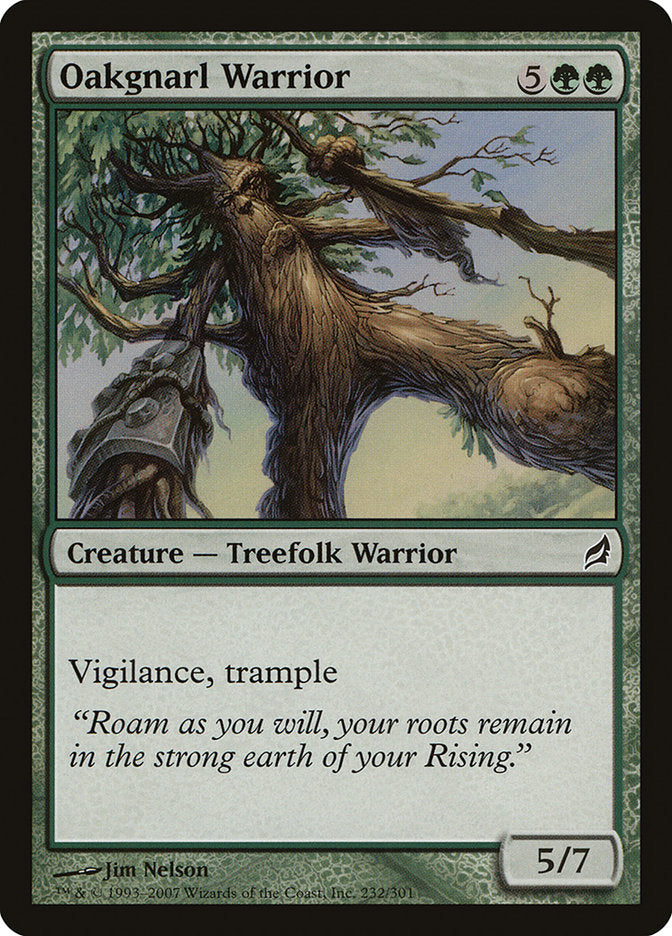 Oakgnarl Warrior [Lorwyn] Foil