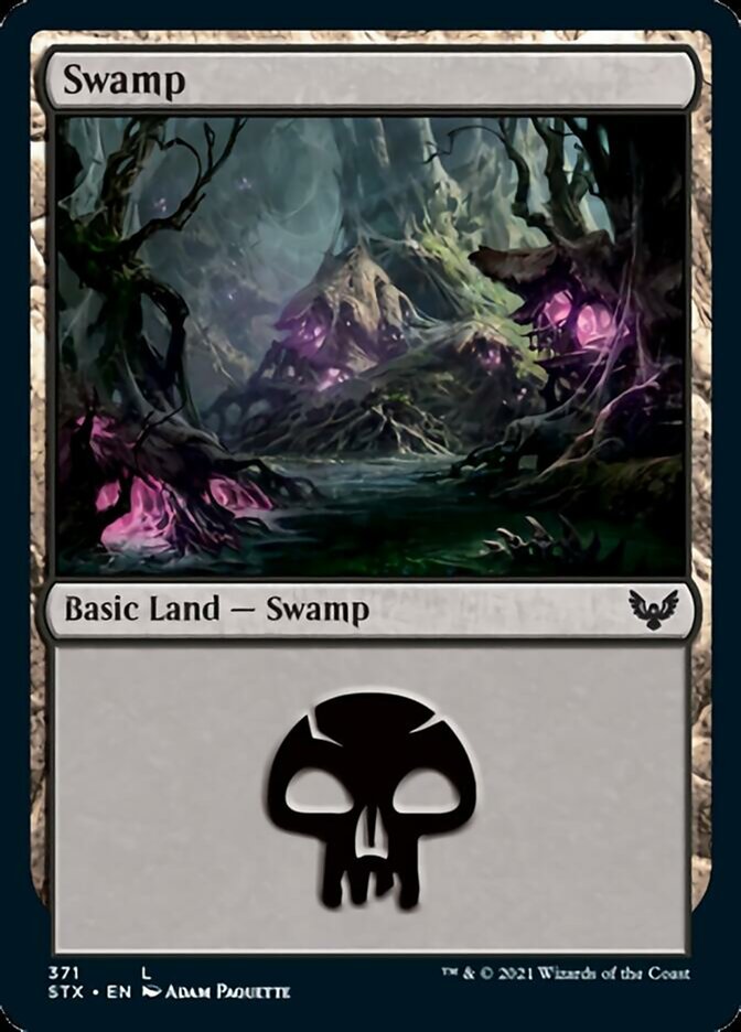 Swamp (371) [Strixhaven: School of Mages] Foil
