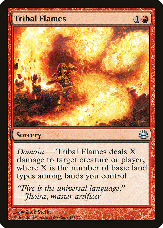Tribal Flames [Modern Masters] Foil