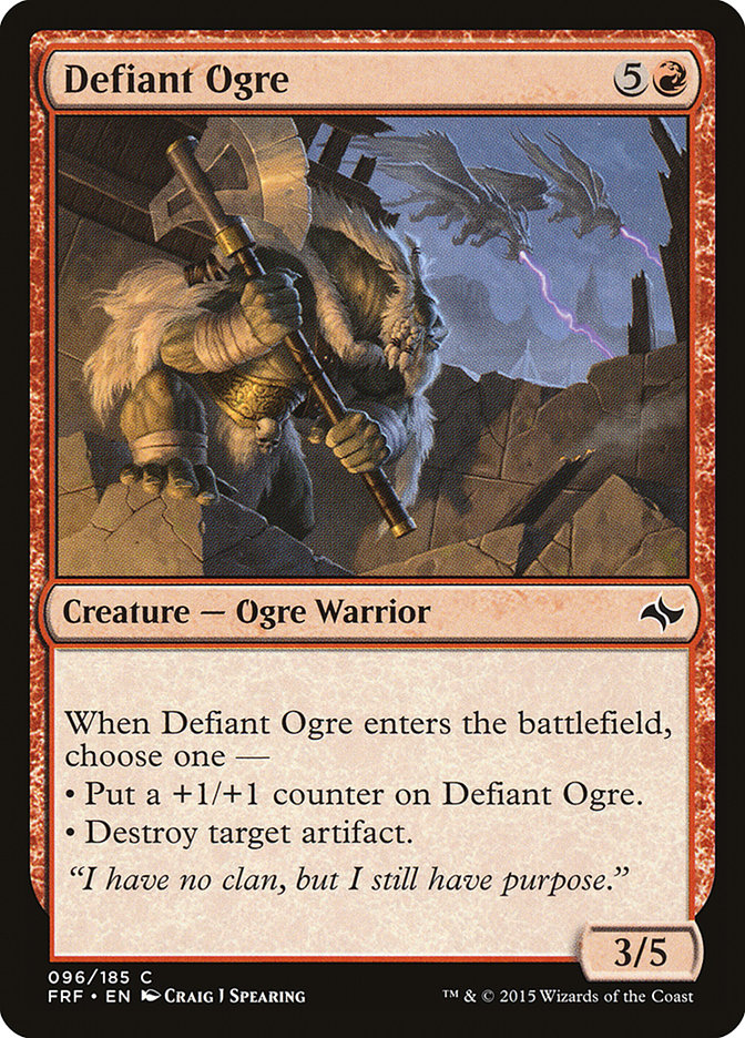 Defiant Ogre [Fate Reforged] Foil