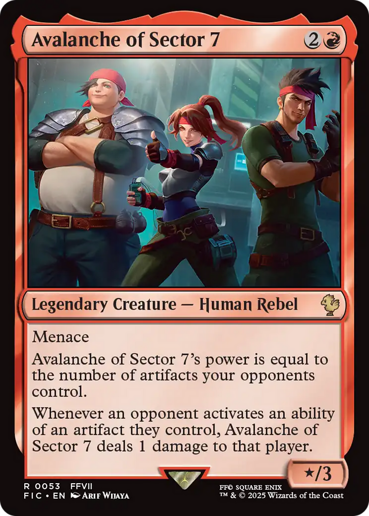 Avalanche of Sector 7 [FINAL FANTASY Commander]