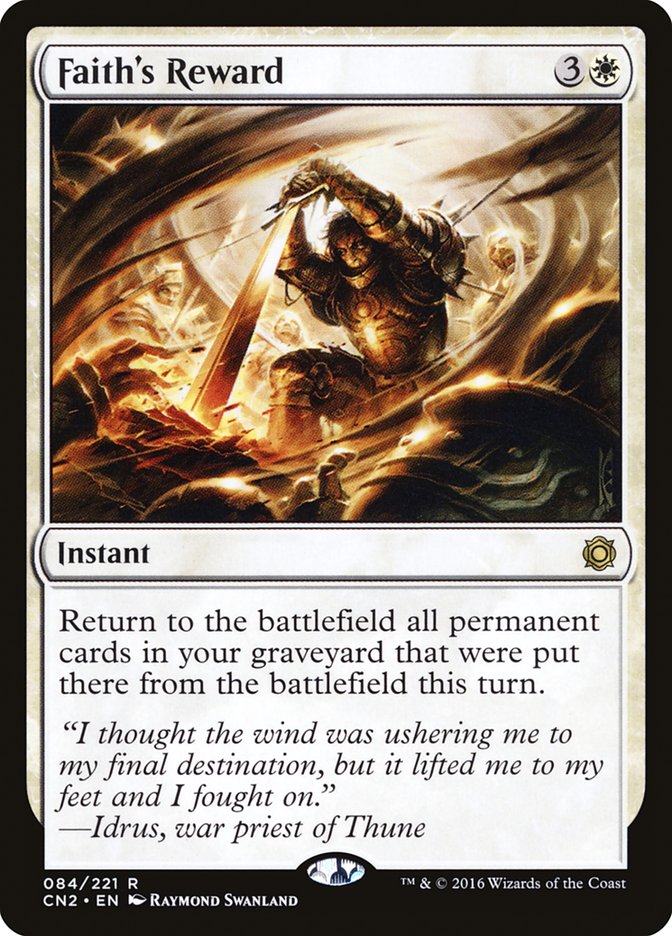 Faith's Reward [Conspiracy: Take the Crown] Foil