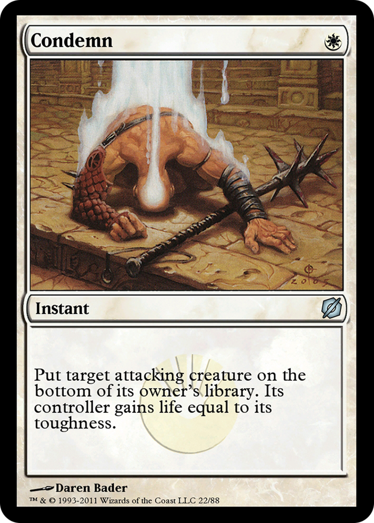 Condemn  [Duel Decks: Mirrodin Pure vs. New Phyrexia]