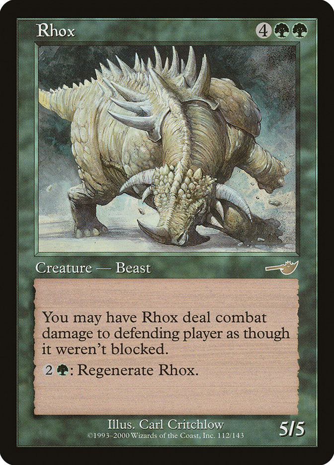 Rhox [Nemesis] Foil