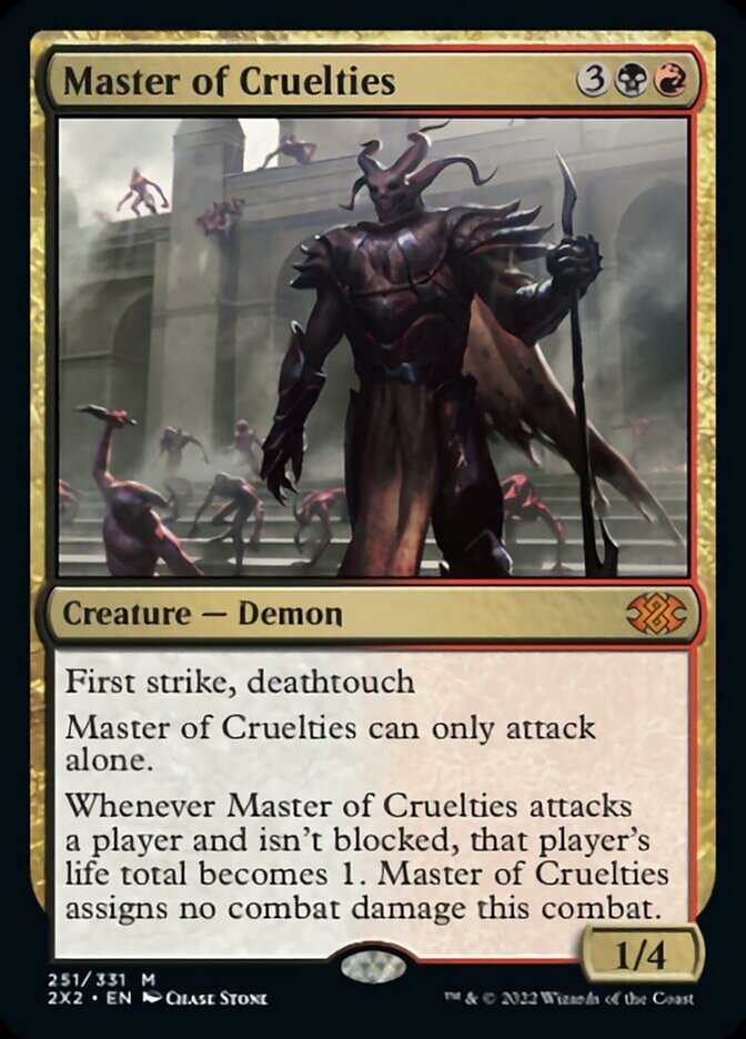 Master of Cruelties [Double Masters 2022] Foil