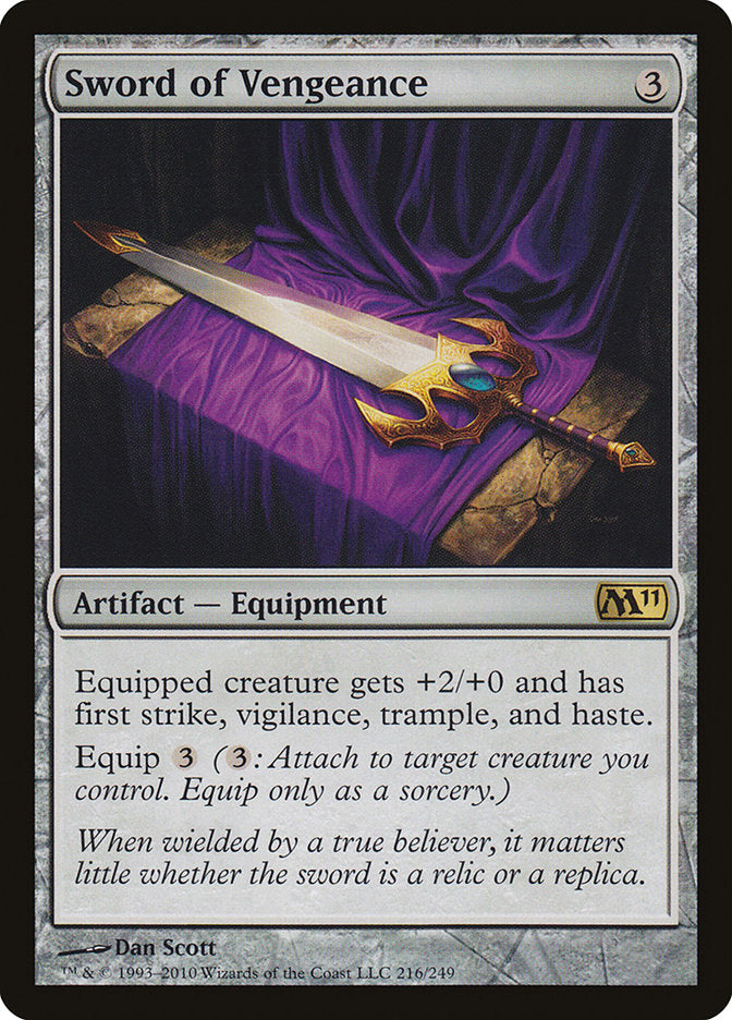 Sword of Vengeance [Magic 2011] Foil