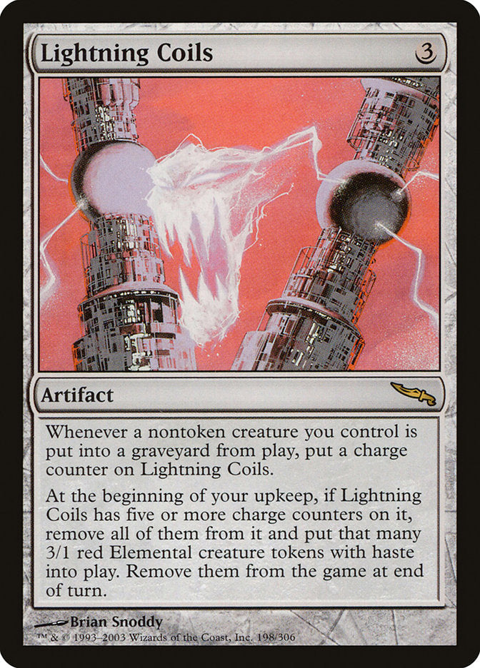 Lightning Coils [Mirrodin] Foil