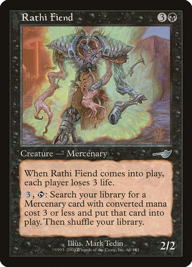 Rathi Fiend [Nemesis] Foil