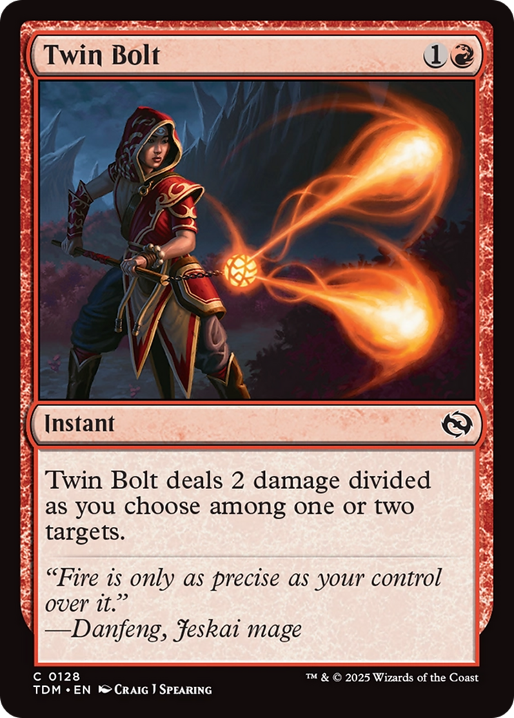 Twin Bolt [Tarkir: Dragonstorm] Foil