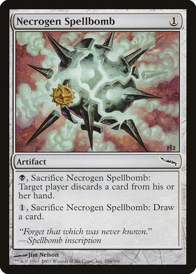 Necrogen Spellbomb [Mirrodin] Foil