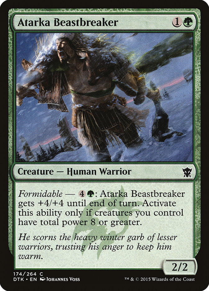 Atarka Beastbreaker [Dragons of Tarkir] Foil