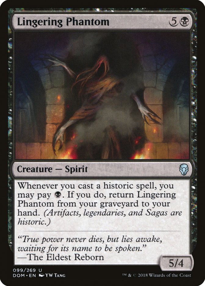 Lingering Phantom [Dominaria] Foil