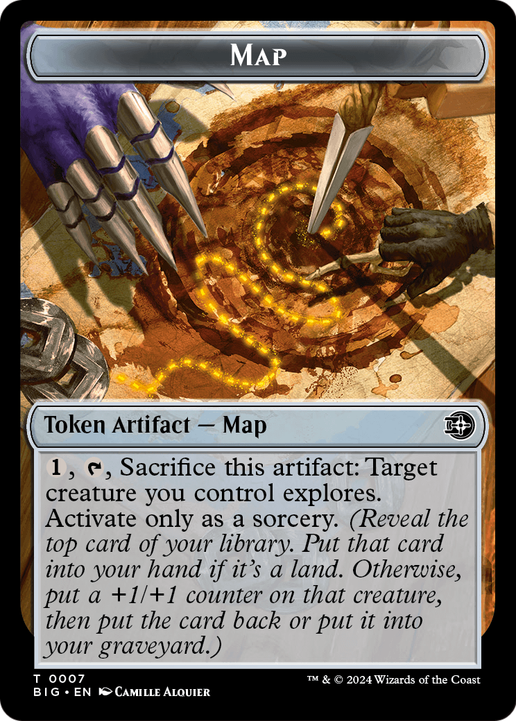 Map  [The Big Score Tokens] Foil