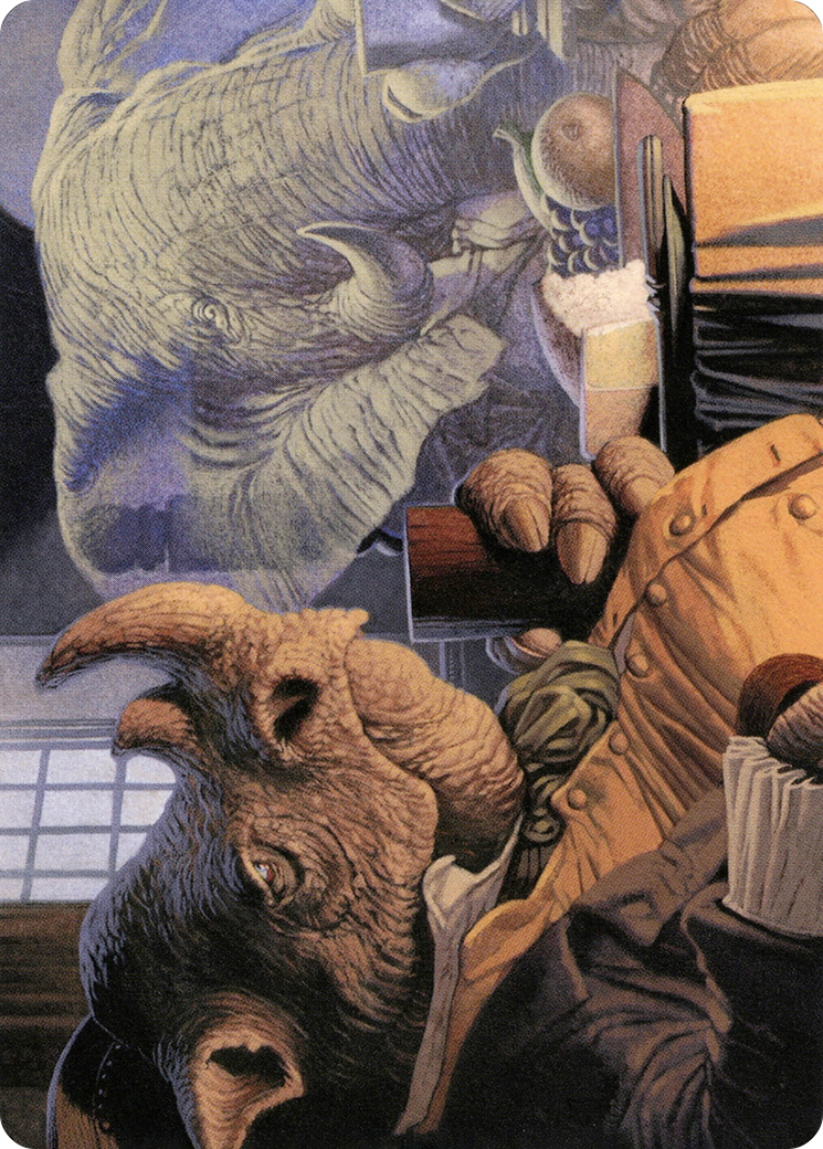 Late to Dinner // Late to Dinner  [Modern Horizons 2 Art Series] (Borderless) Foil