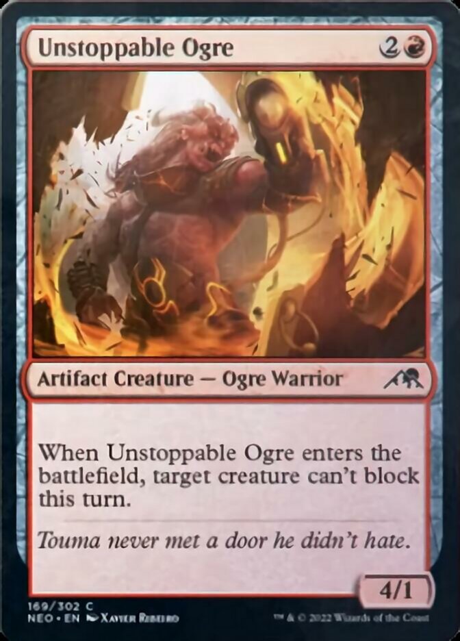 Unstoppable Ogre [Kamigawa: Neon Dynasty] Foil