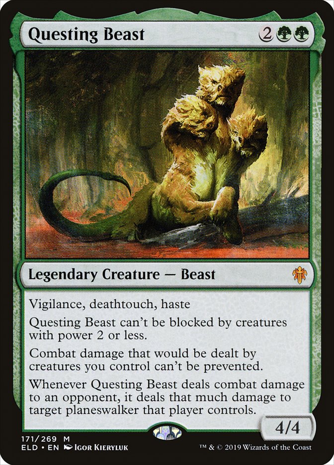 Questing Beast [Throne of Eldraine] Foil