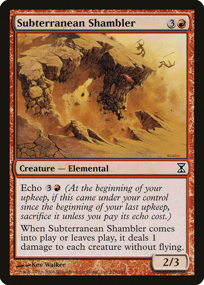 Subterranean Shambler [Time Spiral] Foil