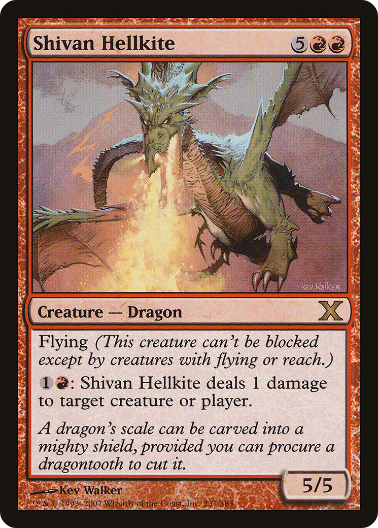 Shivan Hellkite  [Tenth Edition]