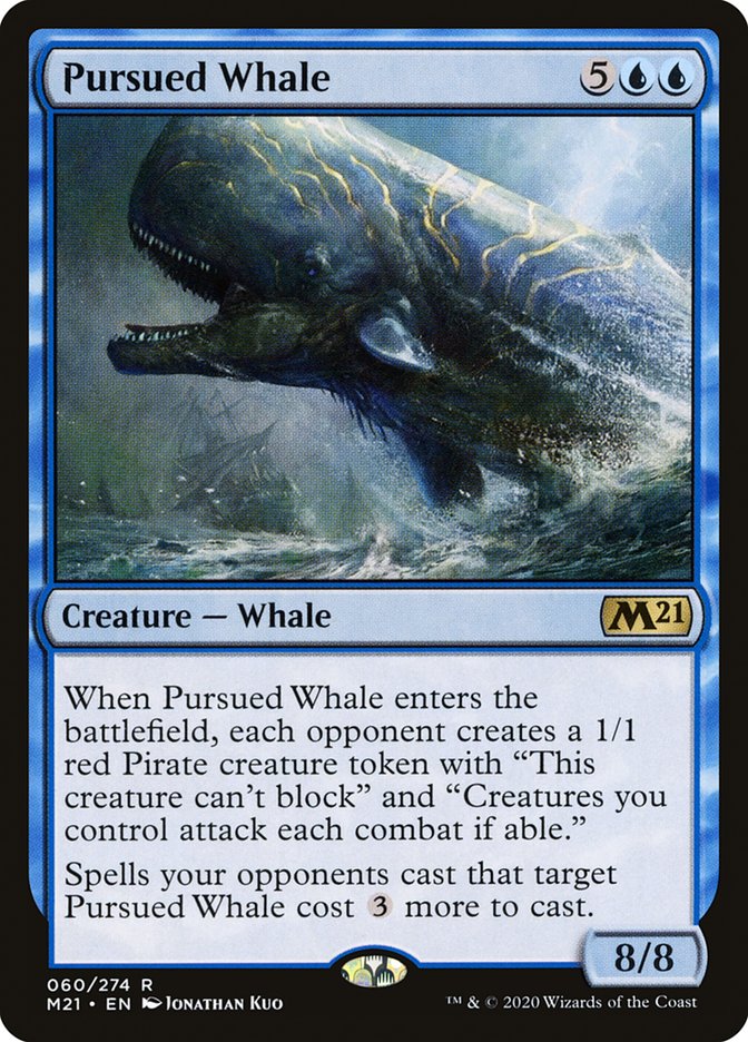 Pursued Whale [Core Set 2021] Foil