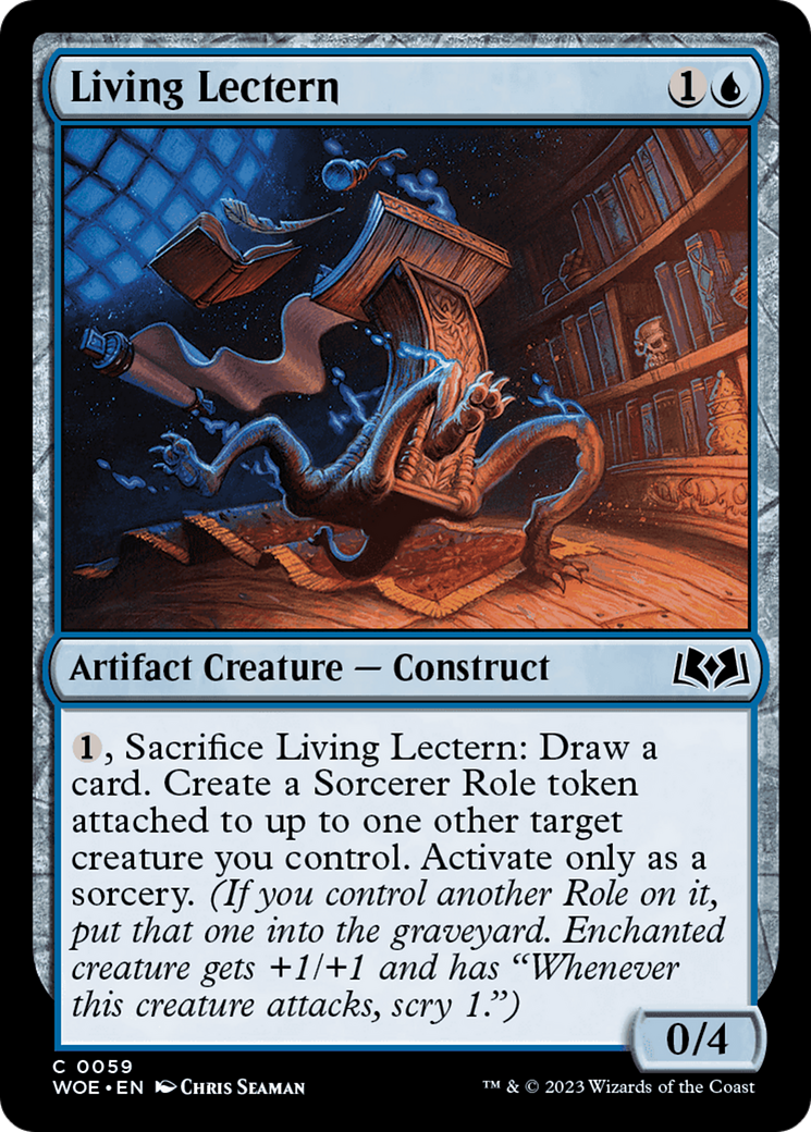 Living Lectern [Wilds of Eldraine] Foil