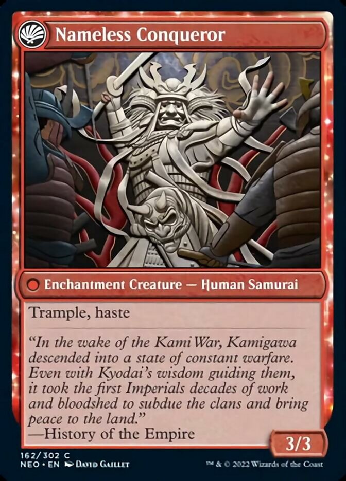 The Shattered States Era // Nameless Conqueror [Kamigawa: Neon Dynasty] Foil