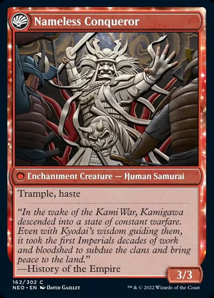 The Shattered States Era // Nameless Conqueror [Kamigawa: Neon Dynasty] Foil