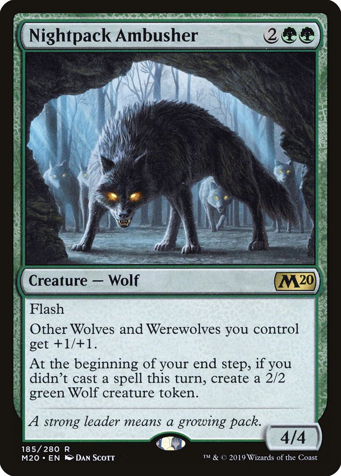 Nightpack Ambusher [Core Set 2020] Foil