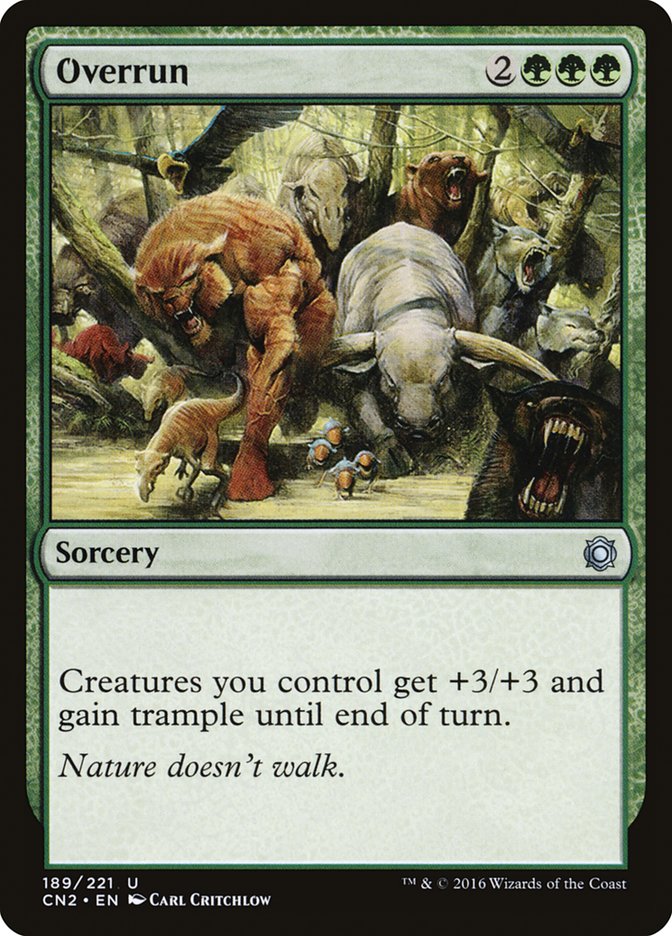 Overrun [Conspiracy: Take the Crown] Foil