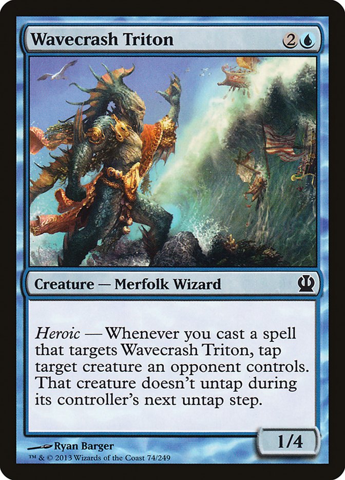 Wavecrash Triton [Theros] Foil