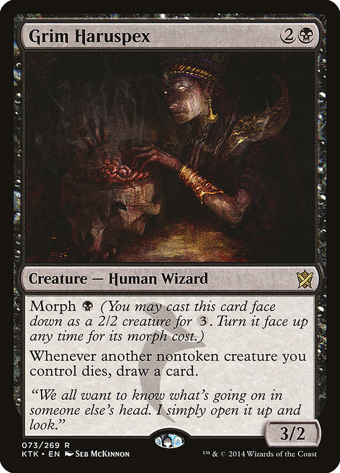 Grim Haruspex [Khans of Tarkir] Foil